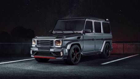 Midnight Elegance Rugged Luxury on the Road wallpaper