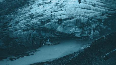 Aerial View of Glacier wallpaper