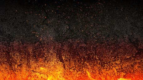 Fiery Abstract Elegance in Motion wallpaper