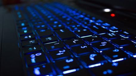 Blue Keyboard wallpaper