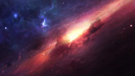 Cosmic Brilliance in Hues of Nebula wallpaper