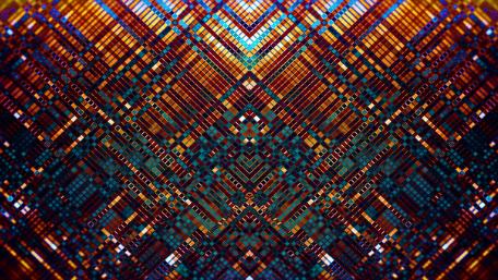 Vibrant Abstract Mosaic Artistry wallpaper