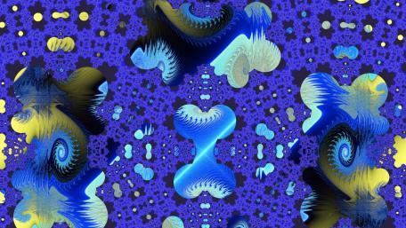 Vibrant Fractal Dreams Illuminating Artistic Depths wallpaper
