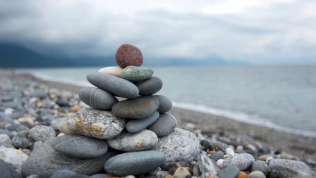 Colored stone(Lens bokeh) wallpaper