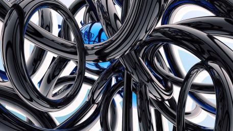 Interwoven Reflections in Motion wallpaper