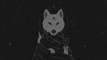 Wise Wolf wallpaper