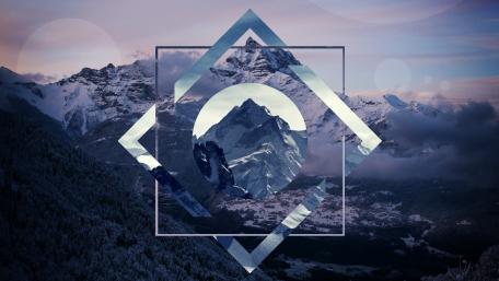 Mountains Polygon wallpaper