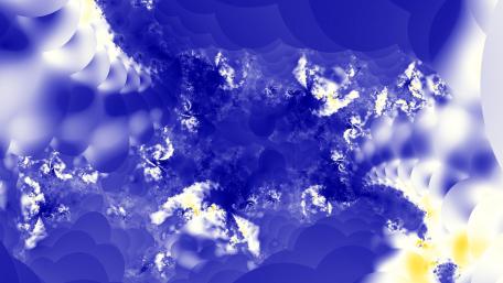 blue and yellow wallpaper