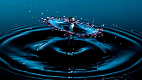 Elegant Water Drop Ballet wallpaper