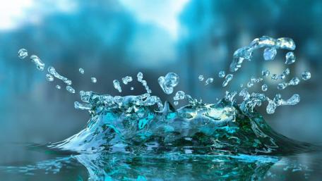 Rippling Water Serenity in Nature wallpaper