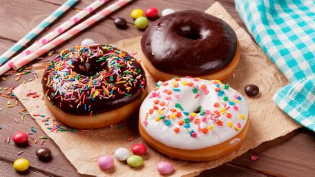 Decadent Donuts in High Resolution wallpaper