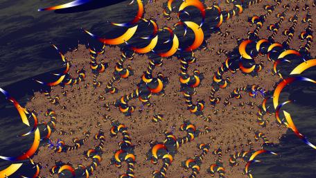 Vivid Fractal Journey Through Colorful Patterns wallpaper