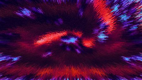 Explosive Colors of Abstract Expression wallpaper