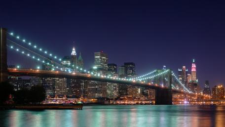 Brooklyn Bridge at Night wallpaper