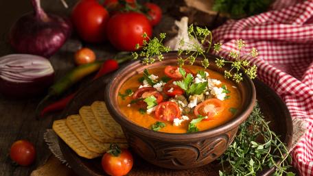 Tomato soup wallpaper