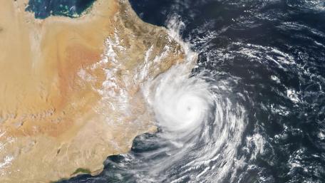Cyclone Hikaa Hits Oman wallpaper