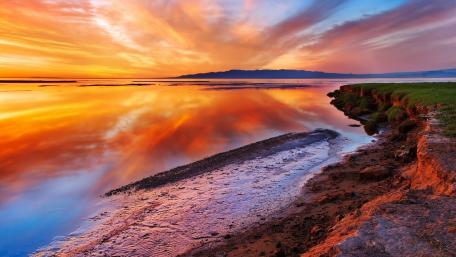 Orange Sky wallpaper