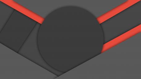 Minimalistic Geometry Harmony in Grey and Red wallpaper
