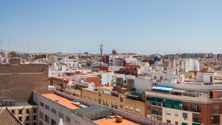 Panoramic view of Valencia wallpaper