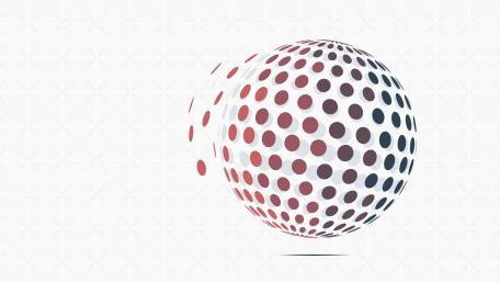 circled pixel wallpaper