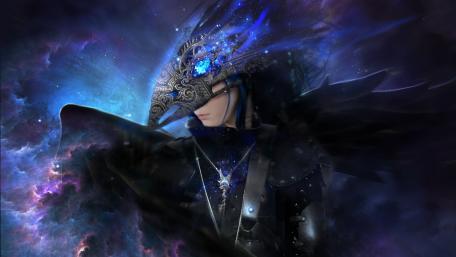 Demonic Sorceress in a Mystical Realm wallpaper