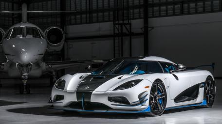 Luxury Hypercar in a Hangar wallpaper