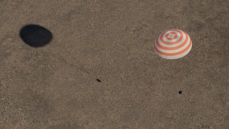 Expedition 50's Landing Aboard the Soyuz MS-02 wallpaper