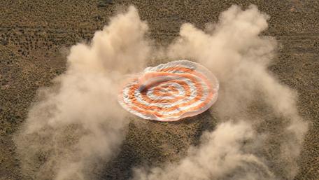 Expedition 59's Soyuz MS-11 Landing wallpaper