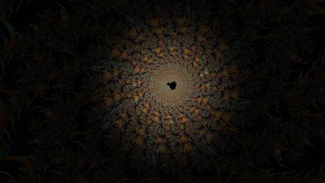 Hypnotic Spiral Fractal in 4K Clarity wallpaper