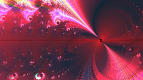 Radiant Fractal Symphony in Vivid Hues wallpaper