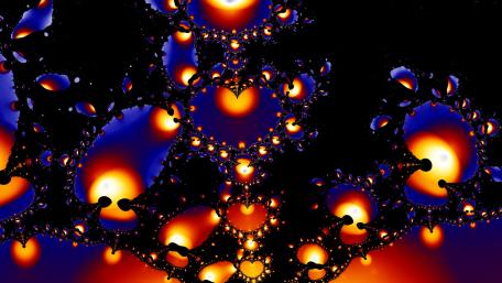 Majestic Fractal Universe Design wallpaper