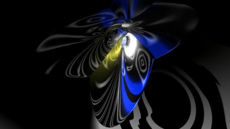 Mystical Fractal Dance of Colors and Shapes wallpaper