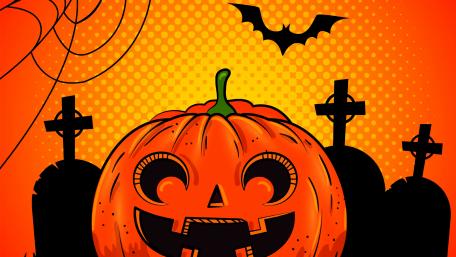 Halloween Nightfall Delight wallpaper