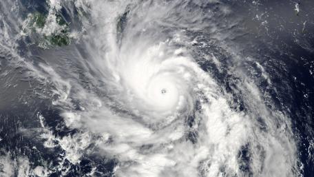 Typhoon Sanba wallpaper