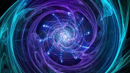 Whirling Vortex of Vibrant Hues wallpaper