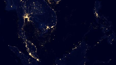 Night Lights of Indochina, Indonesia, Malaysia & The Philippines v2012 wallpaper