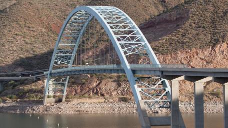 Roosevelt Lake Bridge wallpaper