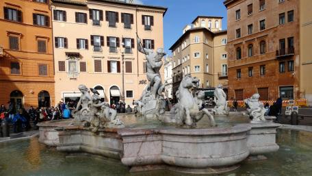 Brunnen in Rom wallpaper