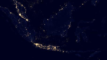Night Lights of Indonesia v2012 wallpaper