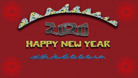 Happy New Year 2020 wallpaper