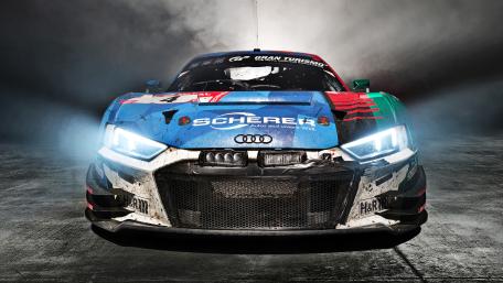 Dynamic Racing Audi in Stunning Detail wallpaper