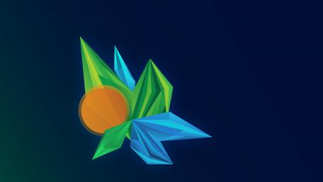abstract facets wallpaper