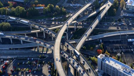 I-5 & I-405 in Portland wallpaper