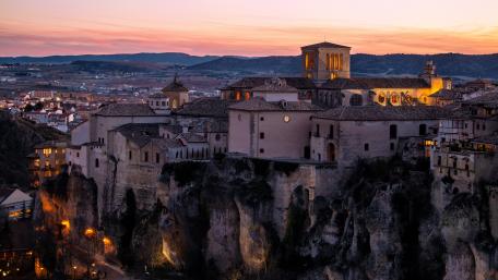 Enchanting Evening in Cuenca Spain wallpaper