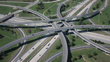 Interchange in Fort Worth wallpaper
