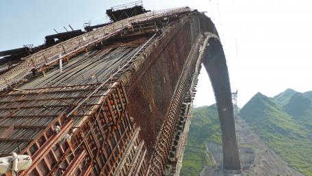 Qinglong Railway Bridge wallpaper