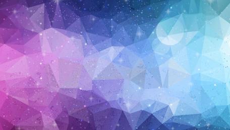 Abstract Cosmic Mosaic in Pastel Hues wallpaper
