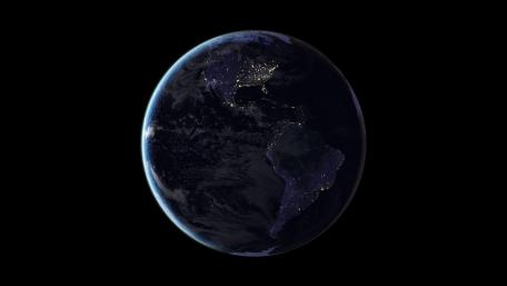 Black Marble 2016: Night Lights of the Americas wallpaper