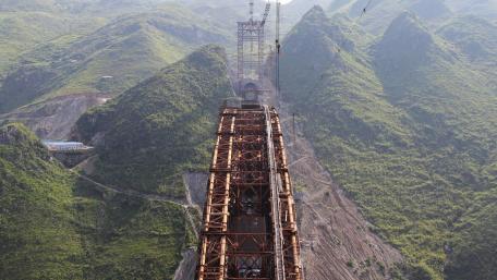 Qinglong Railway Bridge wallpaper