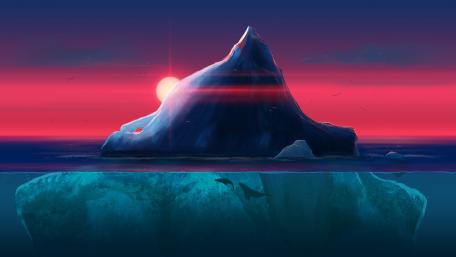 Silent Guardians of the Frozen Abyss wallpaper